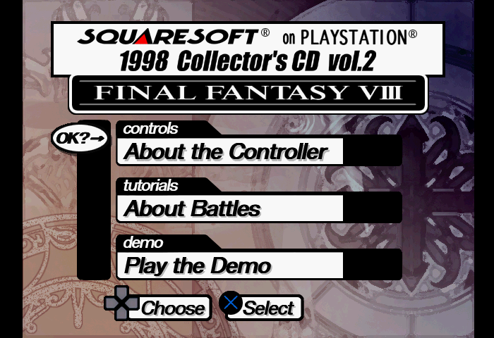 Squaresoft on PlayStation 1998 Collector's CD Vol. 2